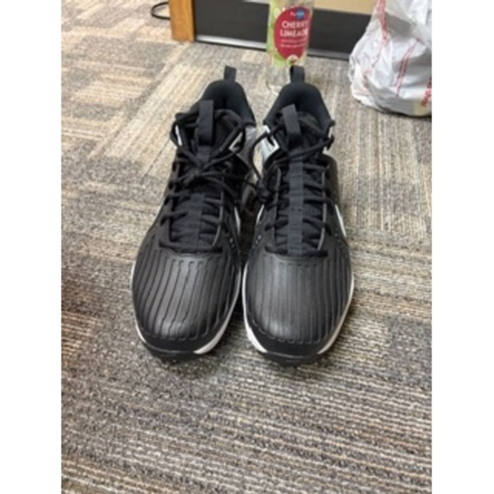 Nike Force Trout 9 Pro MCS Mens Football Cleats Black White FJ8163-002 Size 15 - Picture 7 of 8